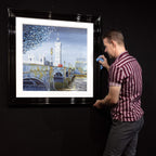 Shadows of The City - Original - SOLD by artist Simon Wright - Wyecliffe Galleries