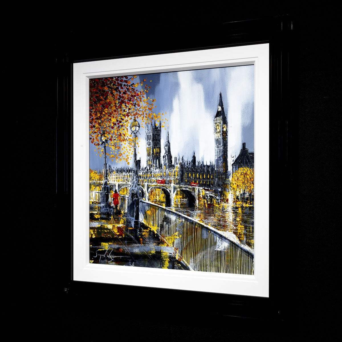 South Bank Stroll - Original - SOLD by artist Simon Wright - Wyecliffe Galleries