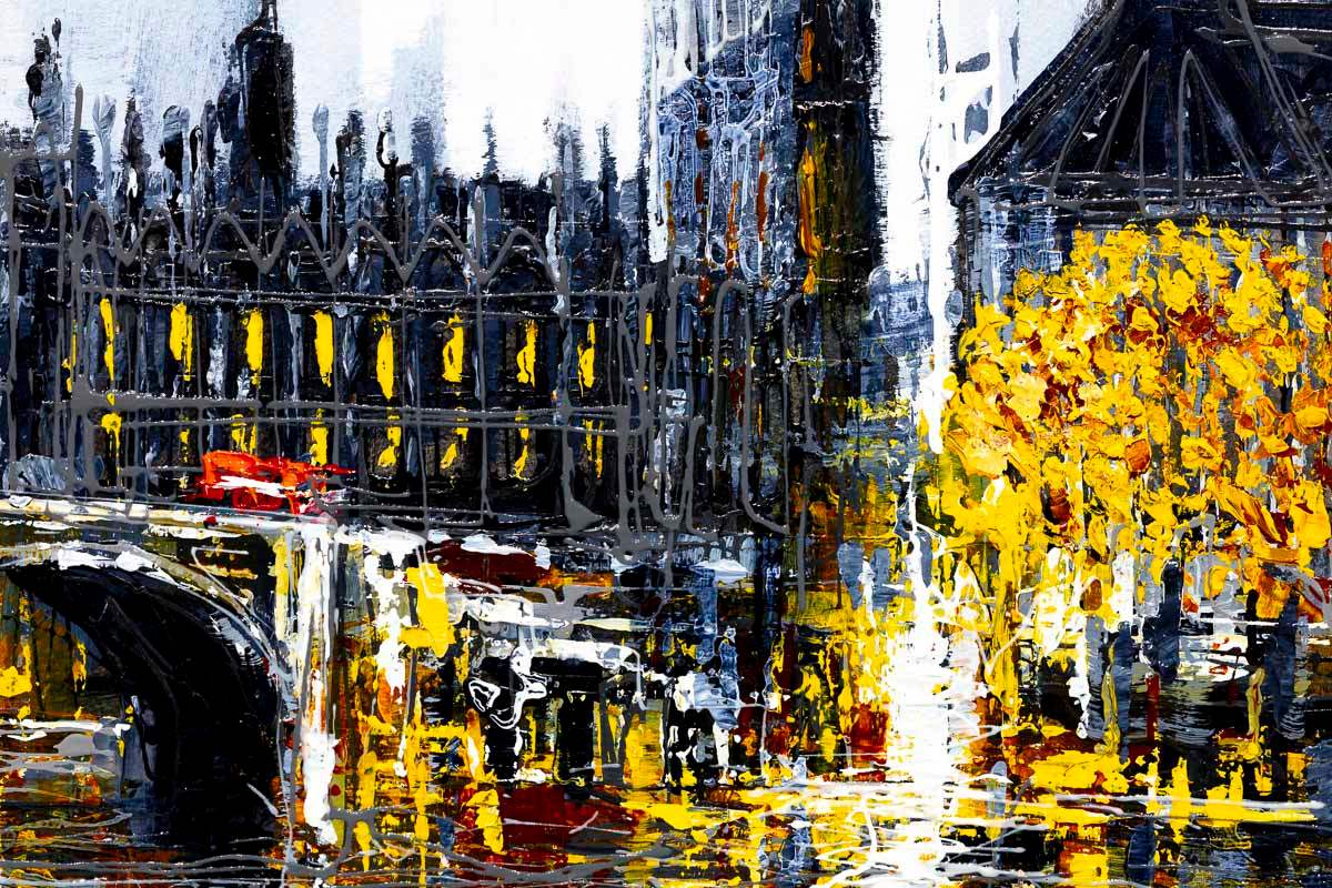 South Bank Stroll - Original - SOLD by artist Simon Wright - Wyecliffe Galleries