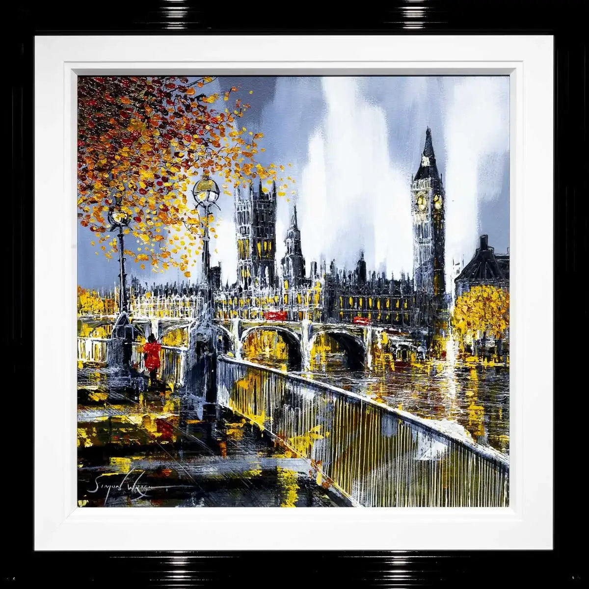 South Bank Stroll - Original - SOLD by artist Simon Wright - Wyecliffe Galleries
