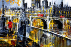 South Bank Stroll - Original - SOLD by artist Simon Wright - Wyecliffe Galleries