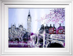 Springtime at Westminster Bridge - Original - SOLD by artist Simon Wright - Wyecliffe Galleries