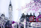 Springtime at Westminster Bridge - Original - SOLD by artist Simon Wright - Wyecliffe Galleries
