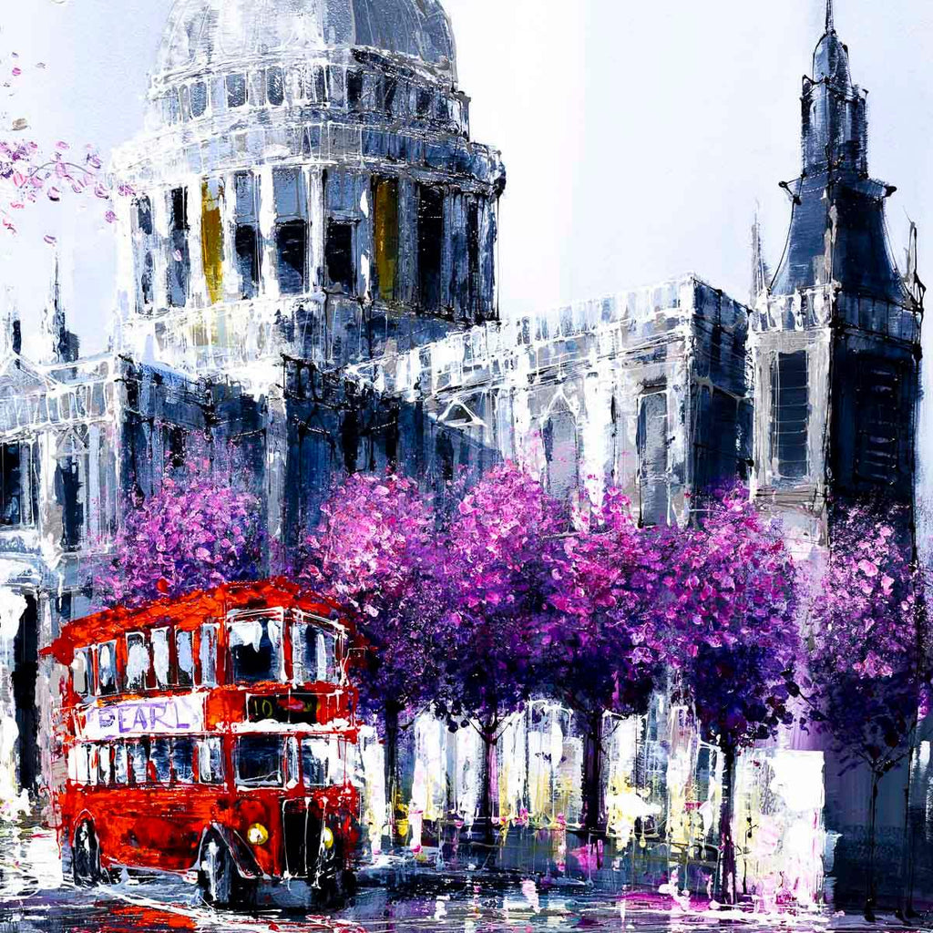 St Pauls Cathedral - Original - SOLD by artist Simon Wright - Wyecliffe Galleries