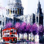 St Pauls Cathedral - Original - SOLD by artist Simon Wright - Wyecliffe Galleries