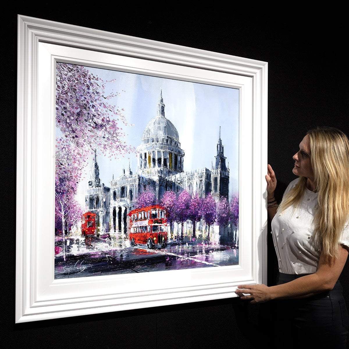 St Pauls Cathedral - Original Simon Wright Framed