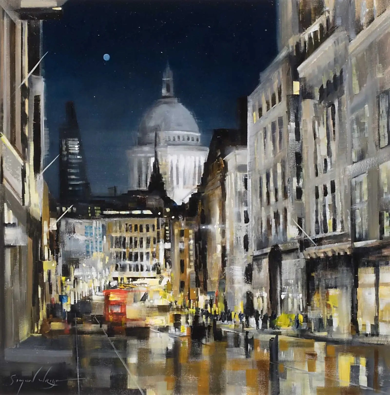 St Pauls -SOLD by artist Simon Wright - Wyecliffe Galleries