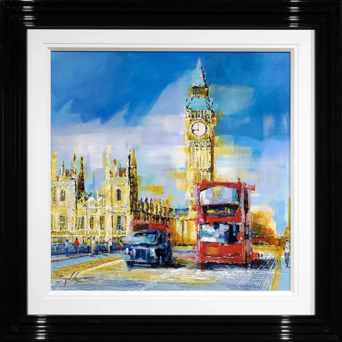 Summer In The City - Original - SOLD by artist Simon Wright - Wyecliffe Galleries