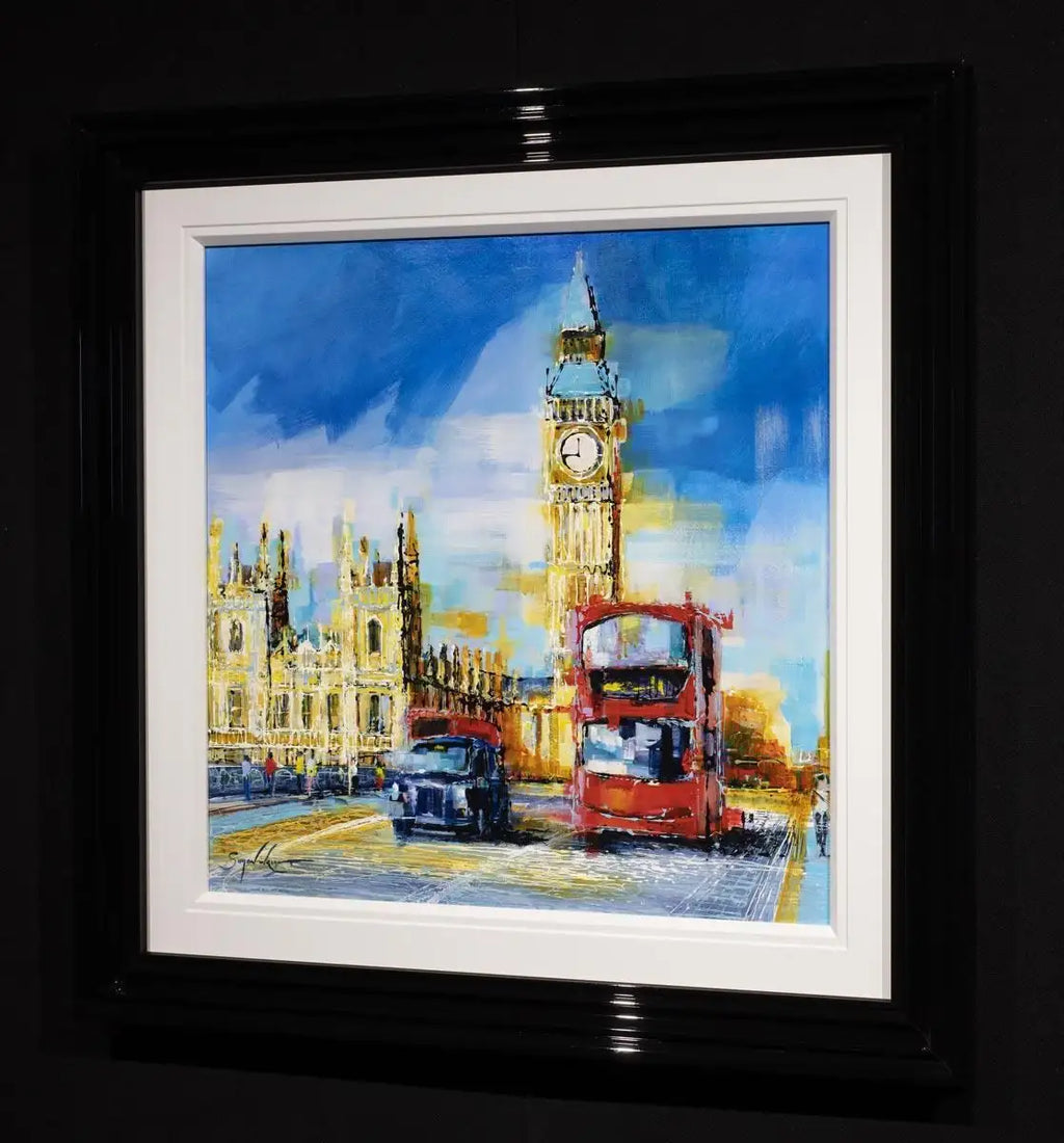 Summer In The City - Original - SOLD by artist Simon Wright - Wyecliffe Galleries