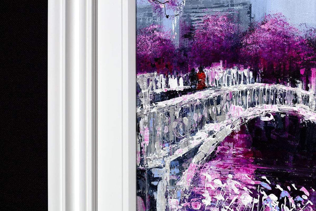 Summertime City - Original - SOLD by artist Simon Wright - Wyecliffe Galleries