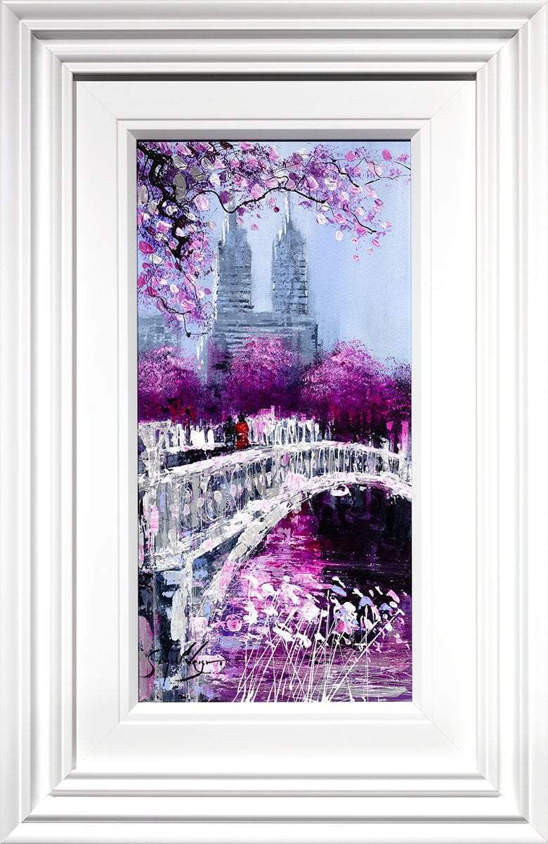 Summertime City - Original - SOLD by artist Simon Wright - Wyecliffe Galleries