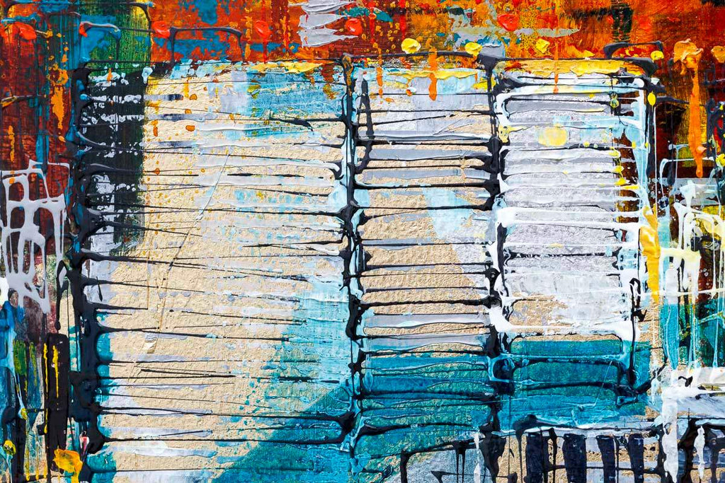 Sundown Along The Southbank - Original - SOLD by artist Simon Wright - Wyecliffe Galleries