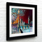 Sunrise On The Thames - Original - SOLD by artist Simon Wright - Wyecliffe Galleries