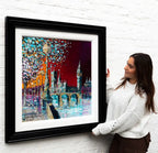 Sunrise On The Thames - Original - SOLD by artist Simon Wright - Wyecliffe Galleries