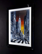 Sunset City - Original - SOLD by artist Simon Wright - Wyecliffe Galleries