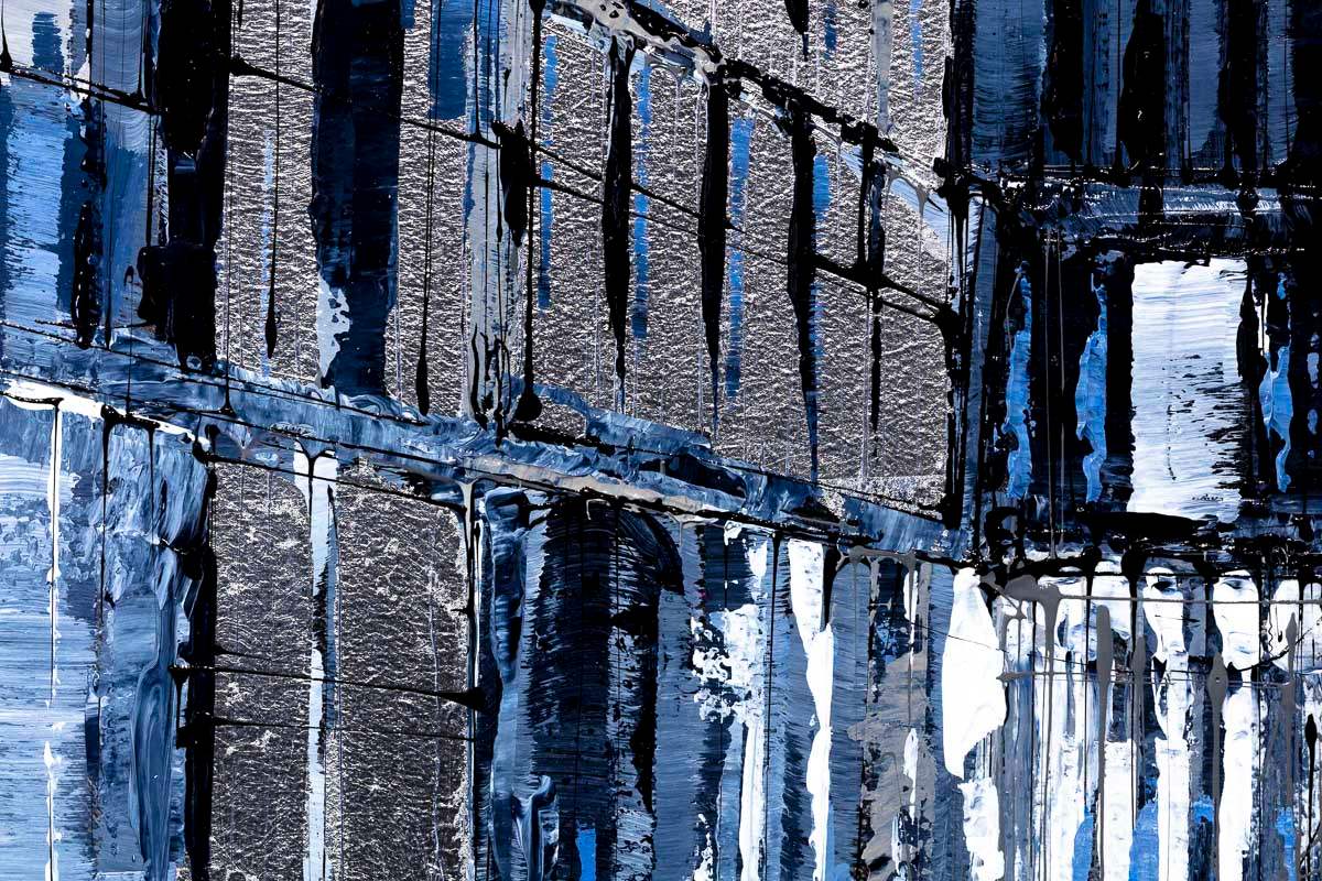 Sunset City - Original - SOLD by artist Simon Wright - Wyecliffe Galleries