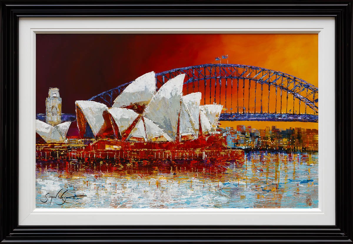 Sunset In Sydney - Original Simon Wright Original