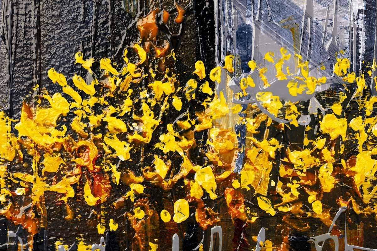 Sunset Over St Pauls - Original - SOLD by artist Simon Wright - Wyecliffe Galleries