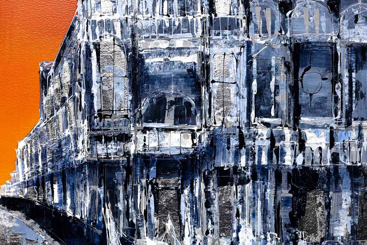 Sunset Over the Canal - Original by artist Simon Wright - Wyecliffe Galleries