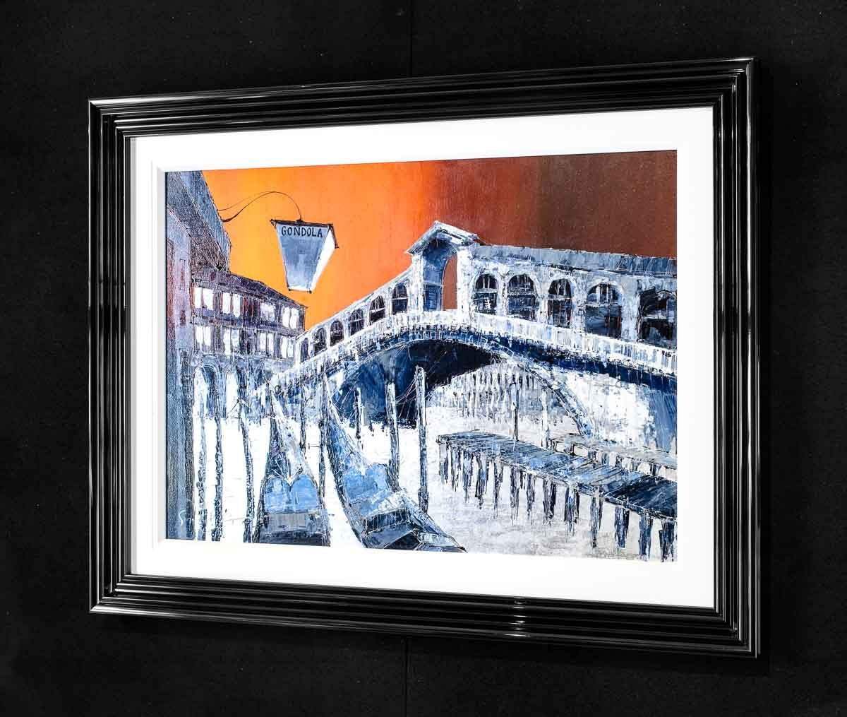 Sunset Over Venice - Original by artist Simon Wright - Wyecliffe Galleries