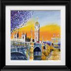 Sunset skies - Original - SOLD by artist Simon Wright - Wyecliffe Galleries