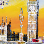 Sunset skies - Original - SOLD by artist Simon Wright - Wyecliffe Galleries