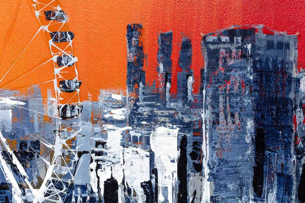 Sunset View - Original - SOLD by artist Simon Wright - Wyecliffe Galleries