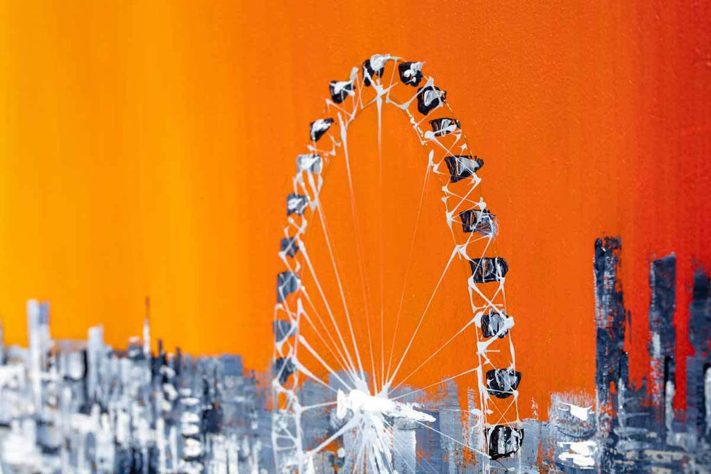 Sunset View - Original - SOLD by artist Simon Wright - Wyecliffe Galleries