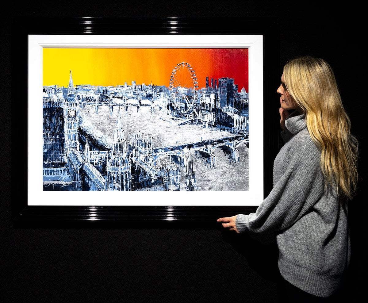 Sunset View - Original - SOLD by artist Simon Wright - Wyecliffe Galleries