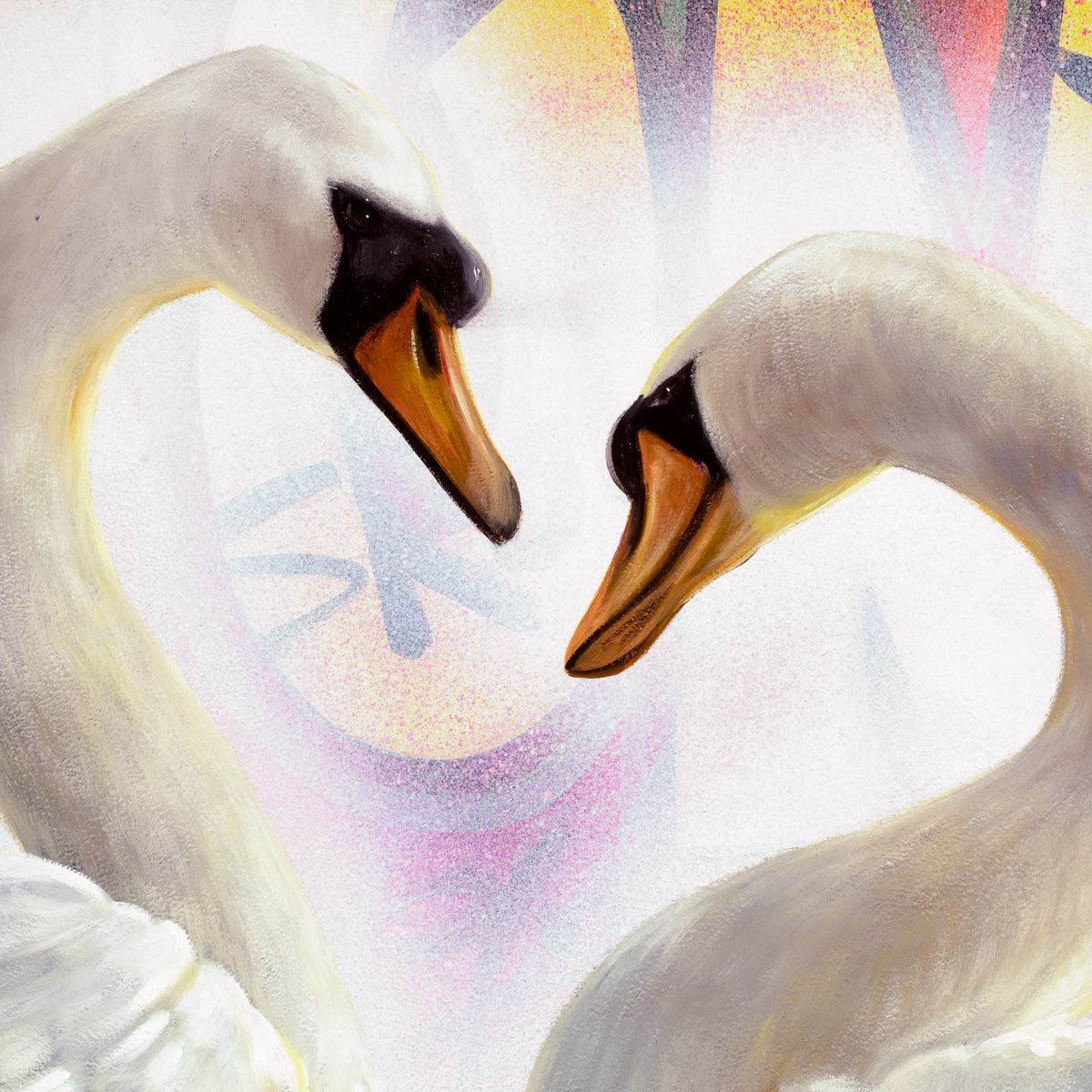 Swan Song - Original Simon Wright Framed