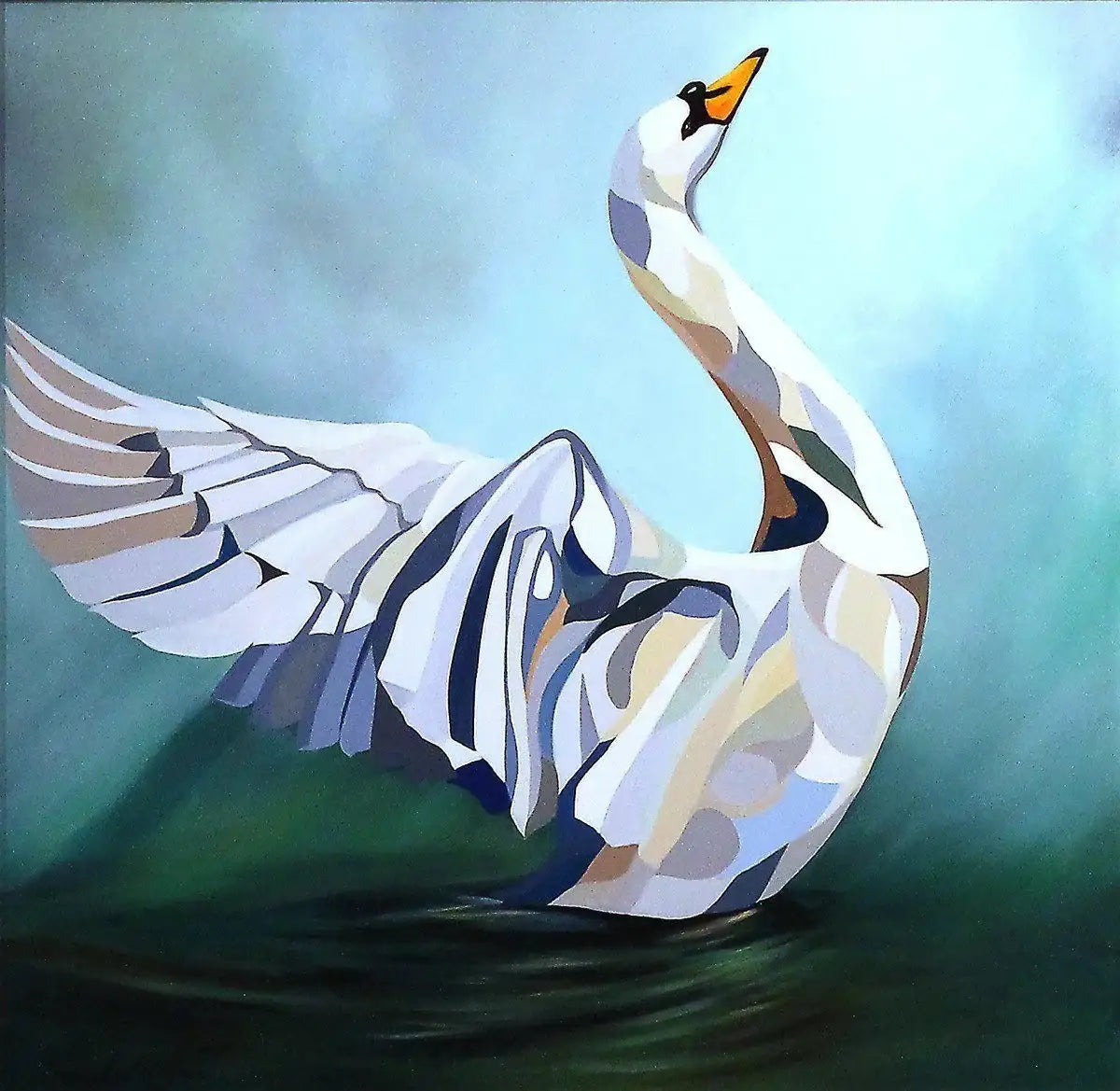 Taking Flight - SOLD by artist Simon Wright - Wyecliffe Galleries