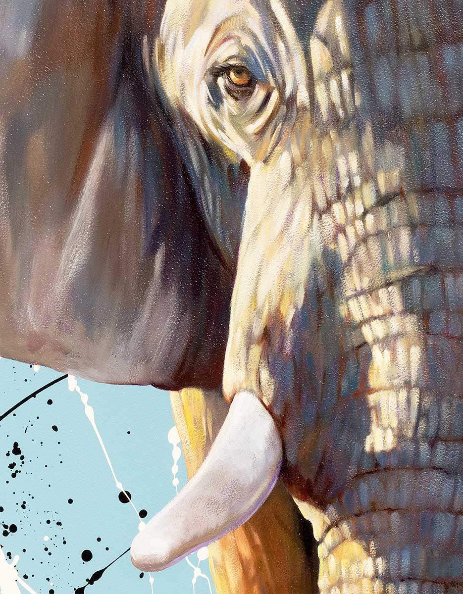 Tanzania - Original - SOLD by artist Simon Wright - Wyecliffe Galleries