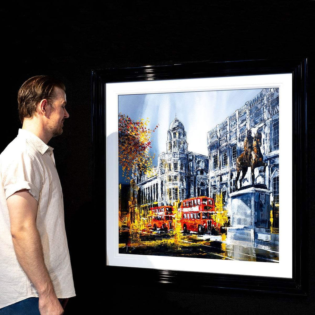 The Big City - Original - SOLD by artist Simon Wright - Wyecliffe Galleries