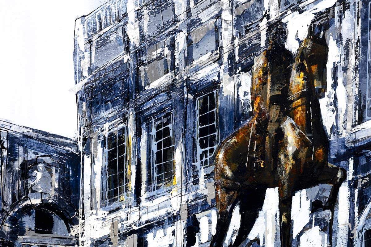 The Big City - Original - SOLD by artist Simon Wright - Wyecliffe Galleries