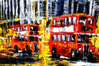 The Big City - Original - SOLD by artist Simon Wright - Wyecliffe Galleries