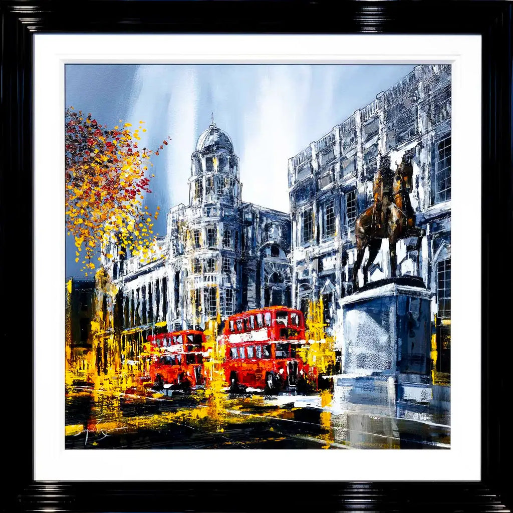 The Big City - Original - SOLD by artist Simon Wright - Wyecliffe Galleries