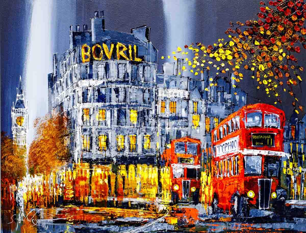 The Bovril - Original - SOLD by artist Simon Wright - Wyecliffe Galleries
