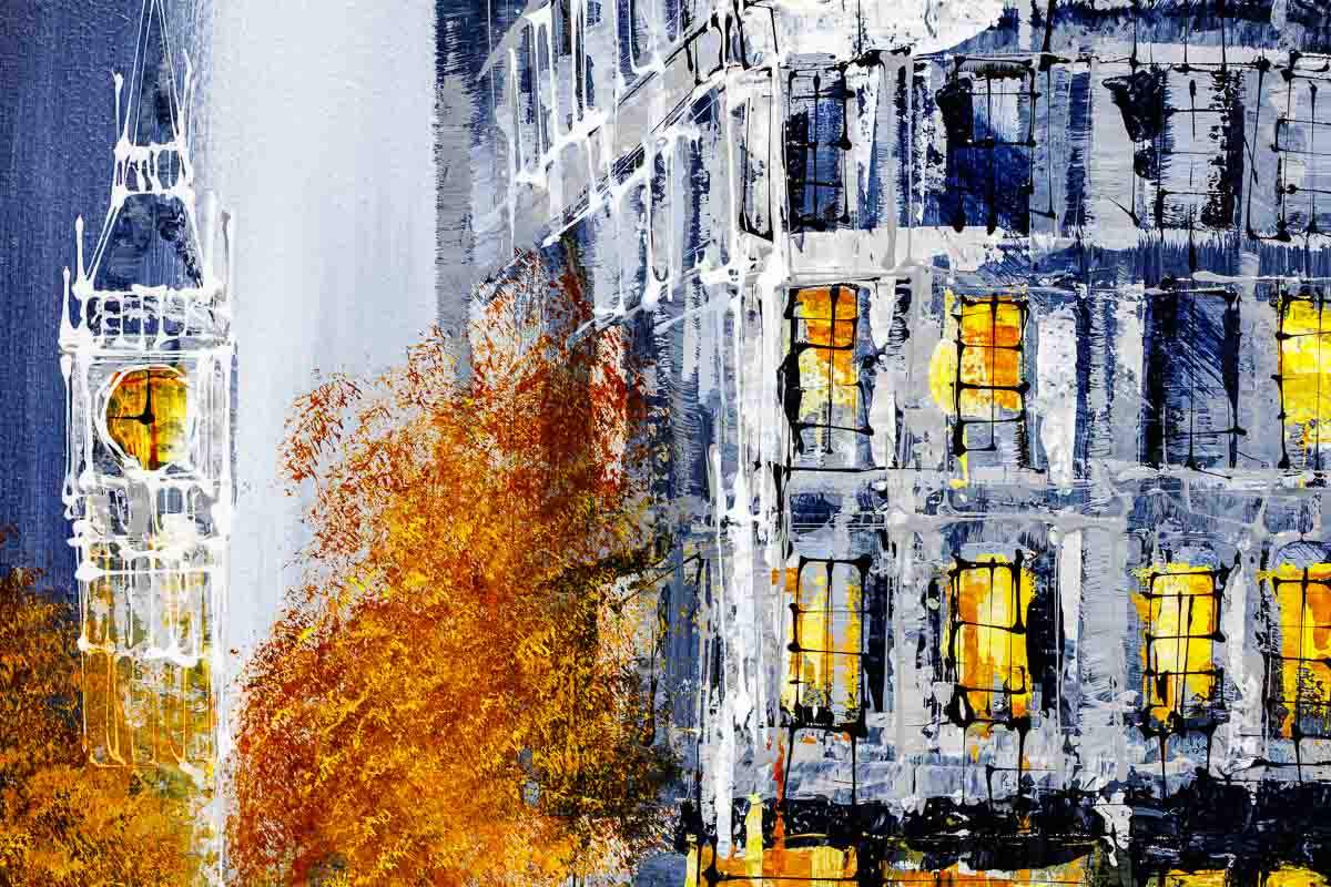 The Bovril - Original - SOLD by artist Simon Wright - Wyecliffe Galleries