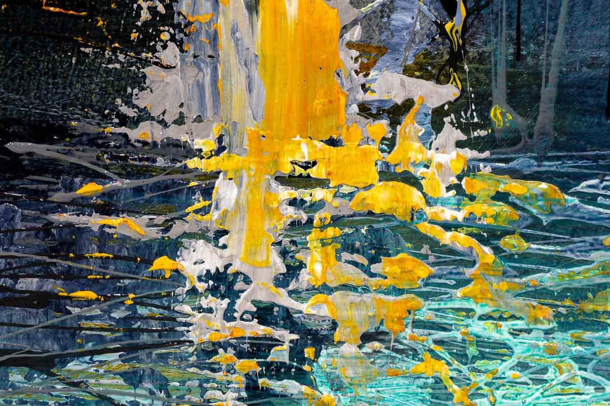 The Bridge Between - Original - SOLD by artist Simon Wright - Wyecliffe Galleries