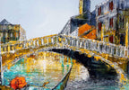 The Bridge Between - Original - SOLD by artist Simon Wright - Wyecliffe Galleries