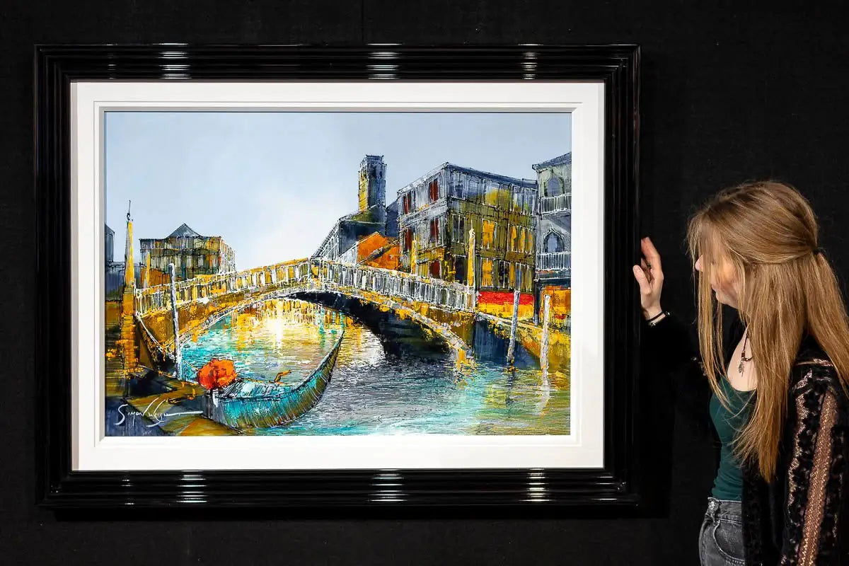 The Bridge Between - Original - SOLD by artist Simon Wright - Wyecliffe Galleries