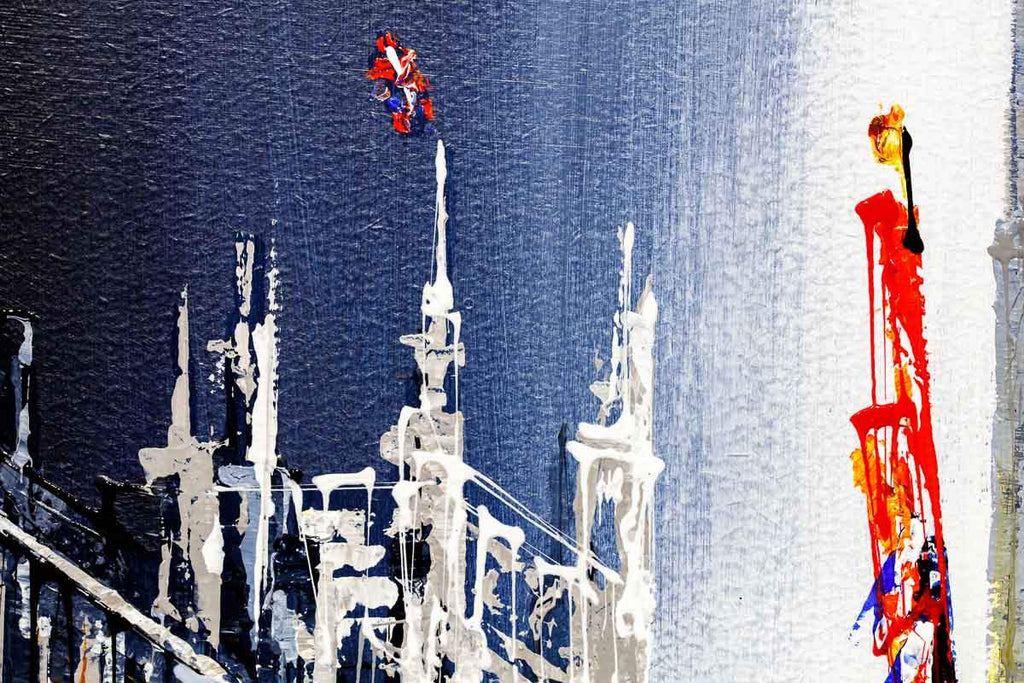 The Cenotaph - Original - SOLD by artist Simon Wright - Wyecliffe Galleries