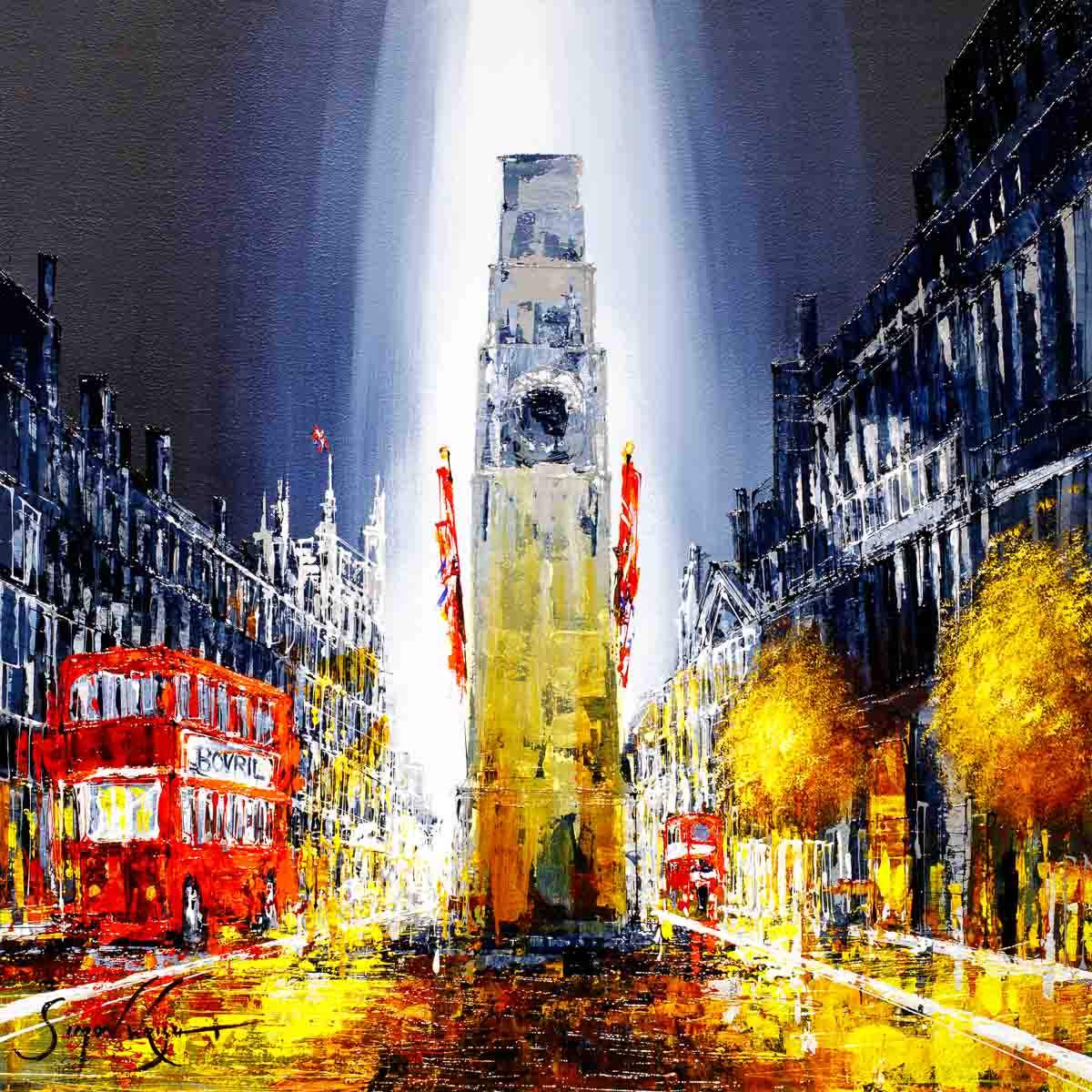 The Cenotaph - Original - SOLD by artist Simon Wright - Wyecliffe Galleries