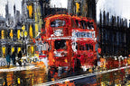 The City At Night - Original - SOLD by artist Simon Wright - Wyecliffe Galleries