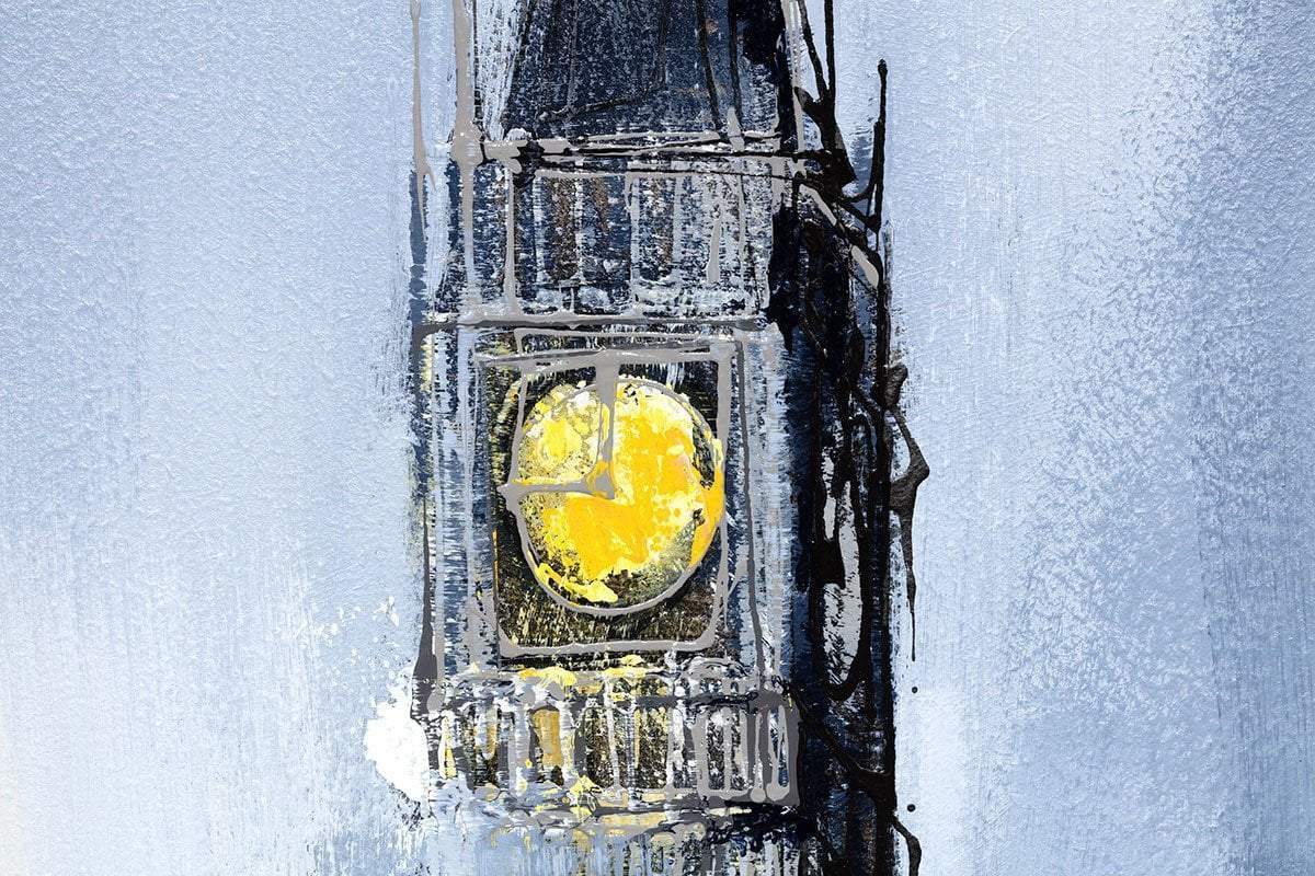 The City At Night - Original - SOLD by artist Simon Wright - Wyecliffe Galleries