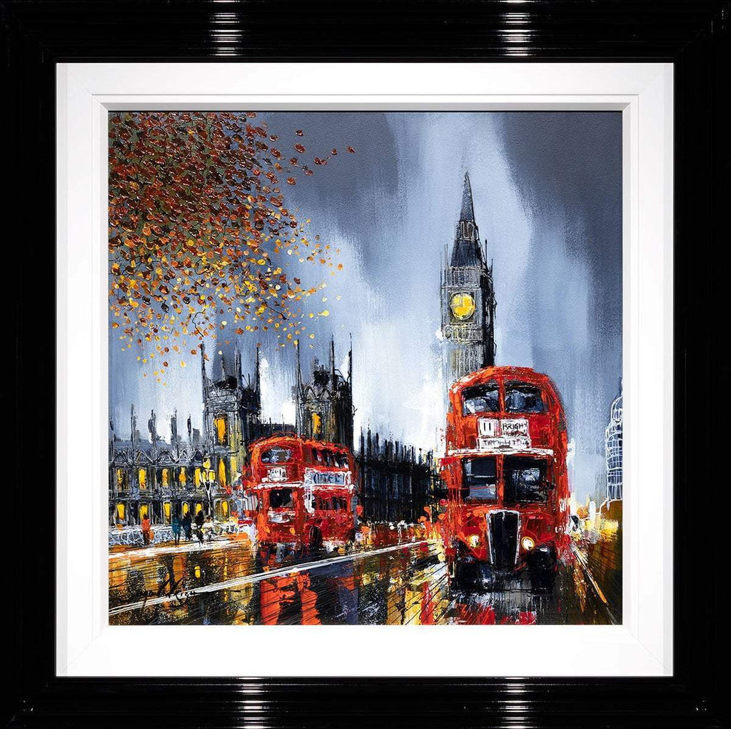 The City At Night - Original - SOLD by artist Simon Wright - Wyecliffe Galleries