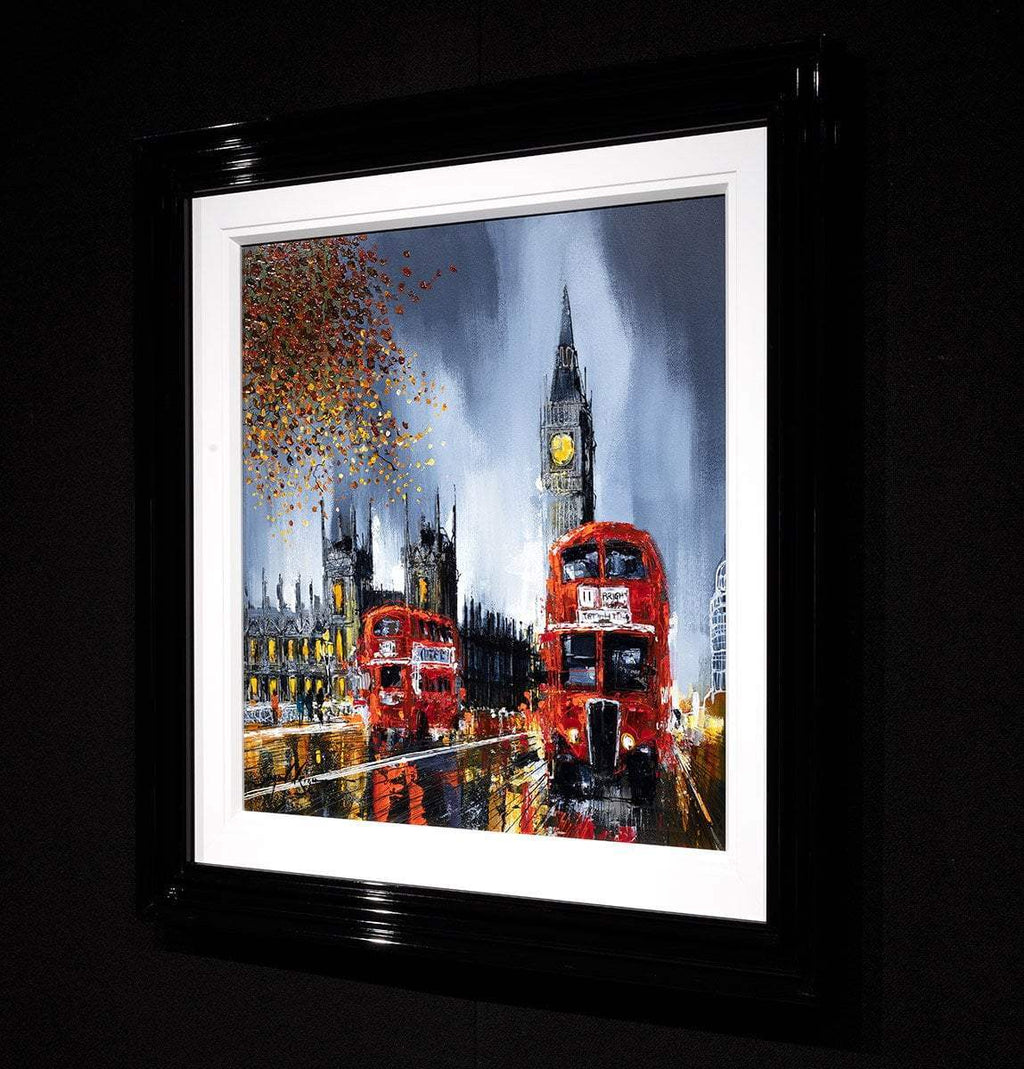 The City At Night - Original - SOLD by artist Simon Wright - Wyecliffe Galleries