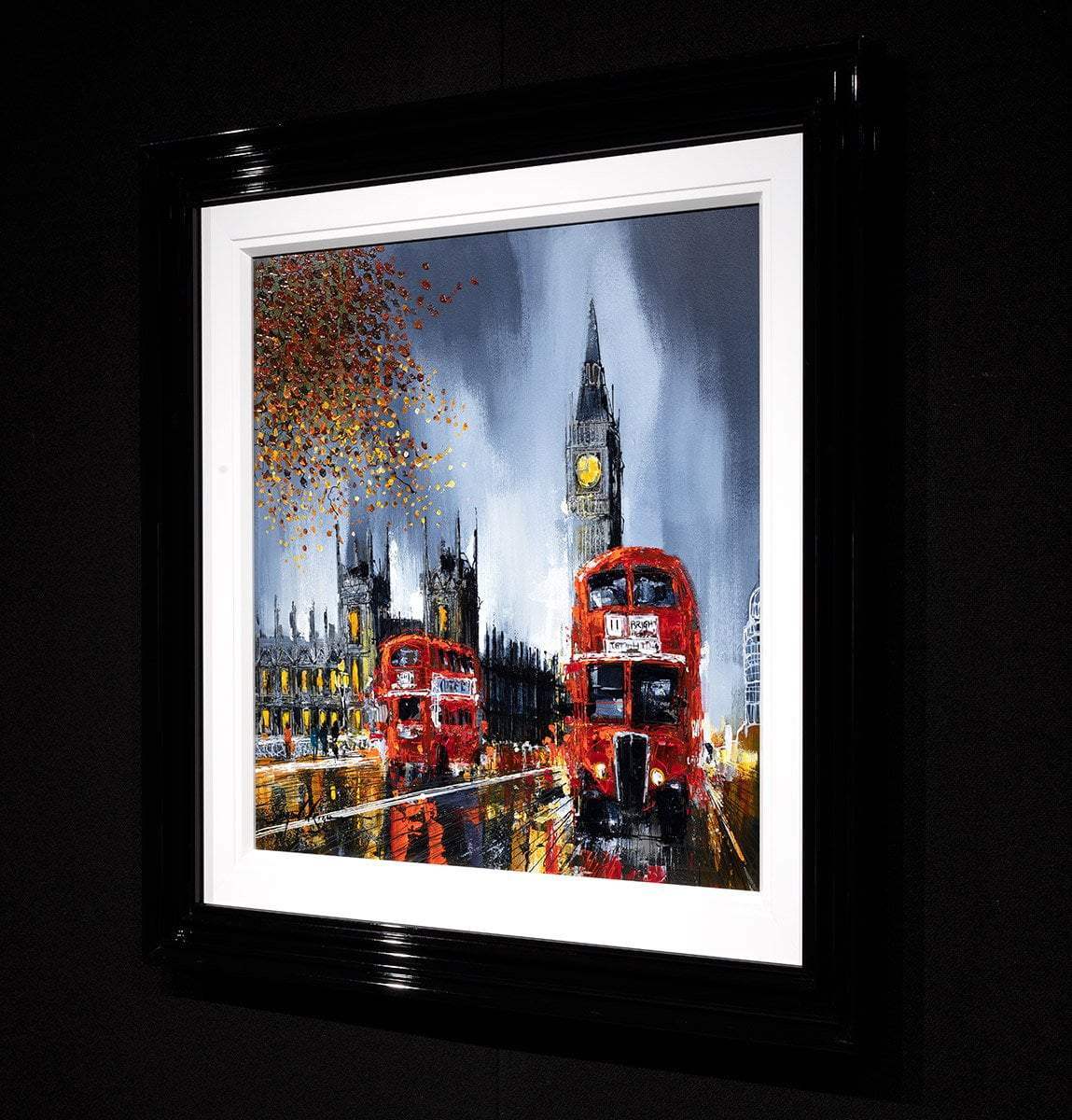 The City At Night - Original - SOLD by artist Simon Wright - Wyecliffe Galleries