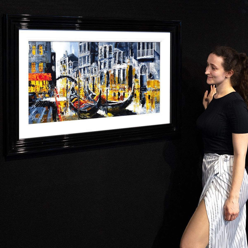 The City on Water - SOLD by artist Simon Wright - Wyecliffe Galleries