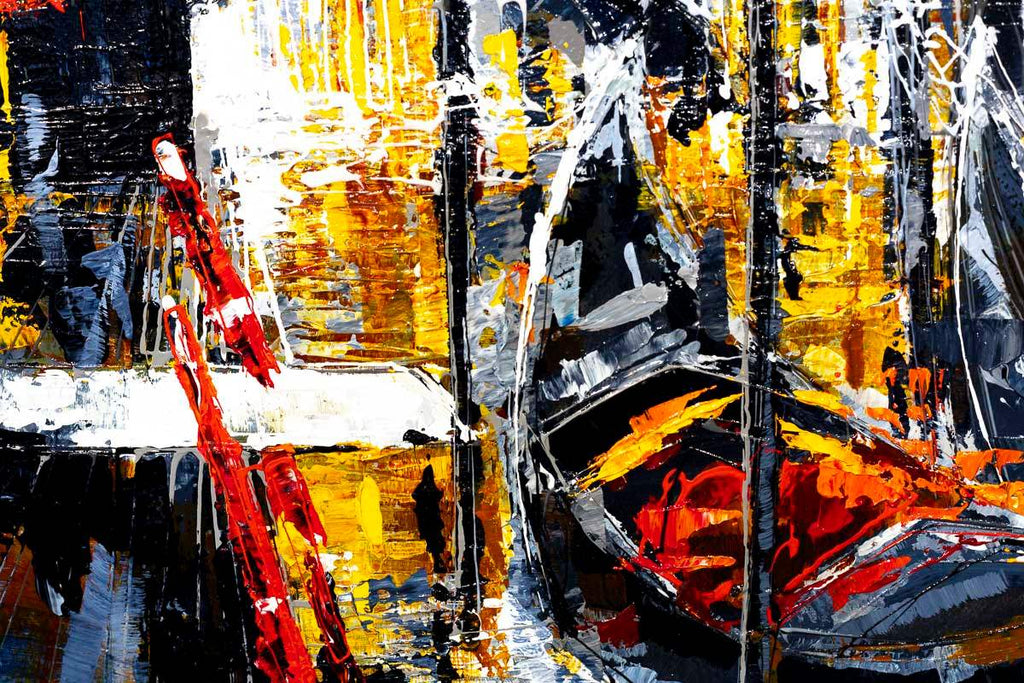 The City on Water - SOLD by artist Simon Wright - Wyecliffe Galleries